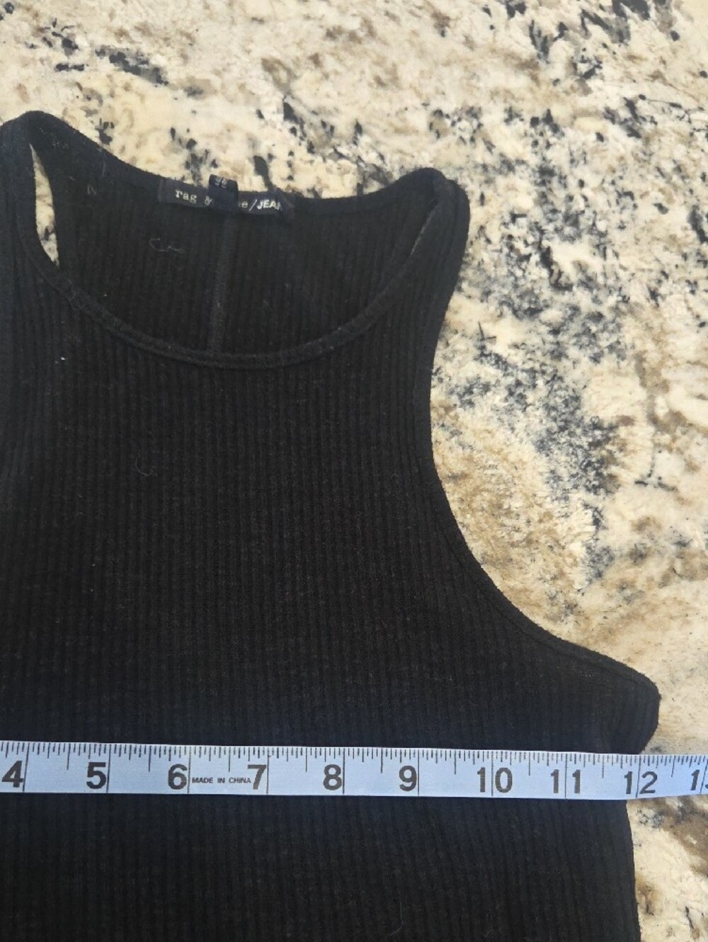 rag & bone Knit Ribbed Racerback Tank - Picture 4 of 5